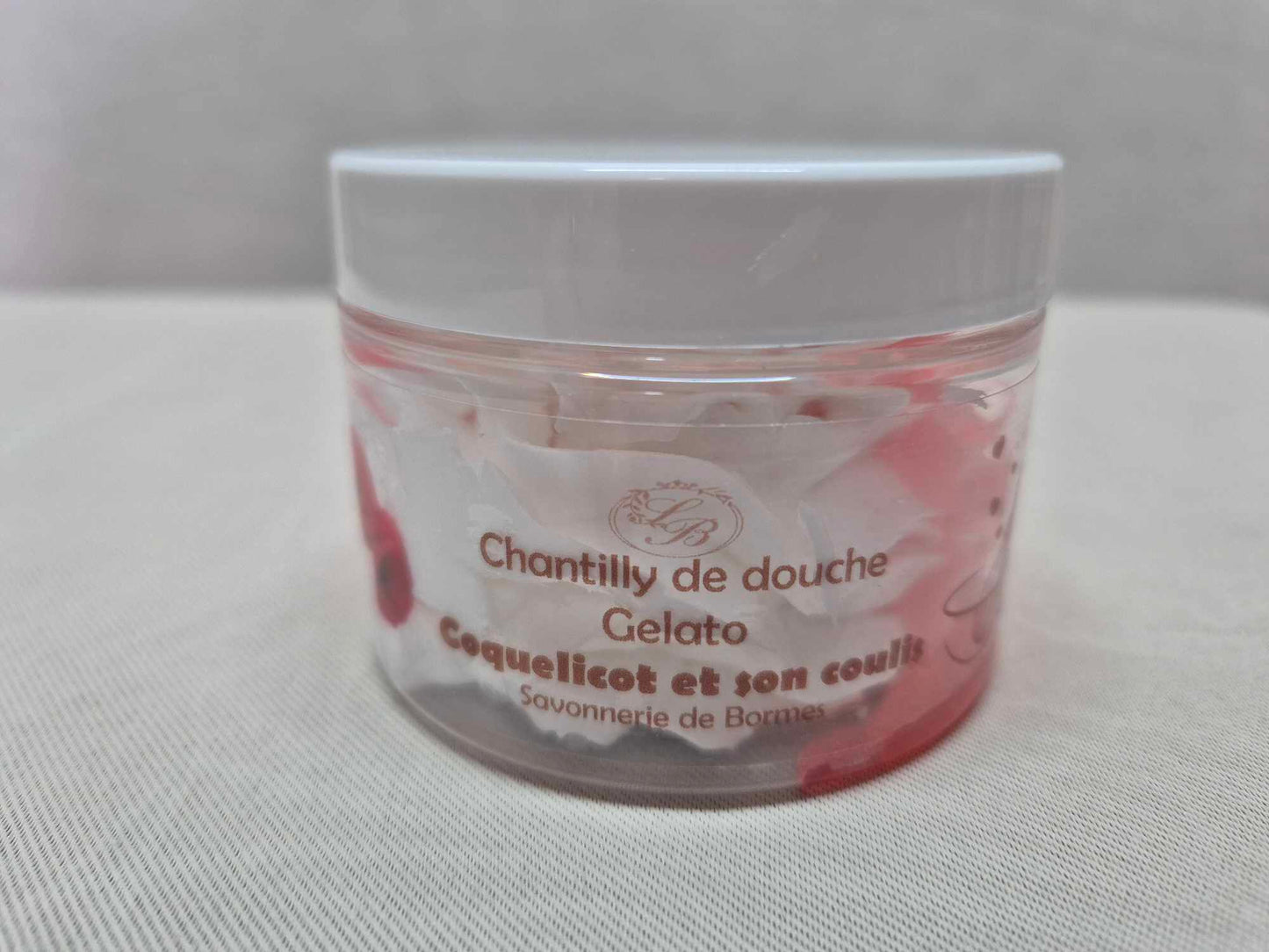 Chantilly de douche Coquelicot et son coulis