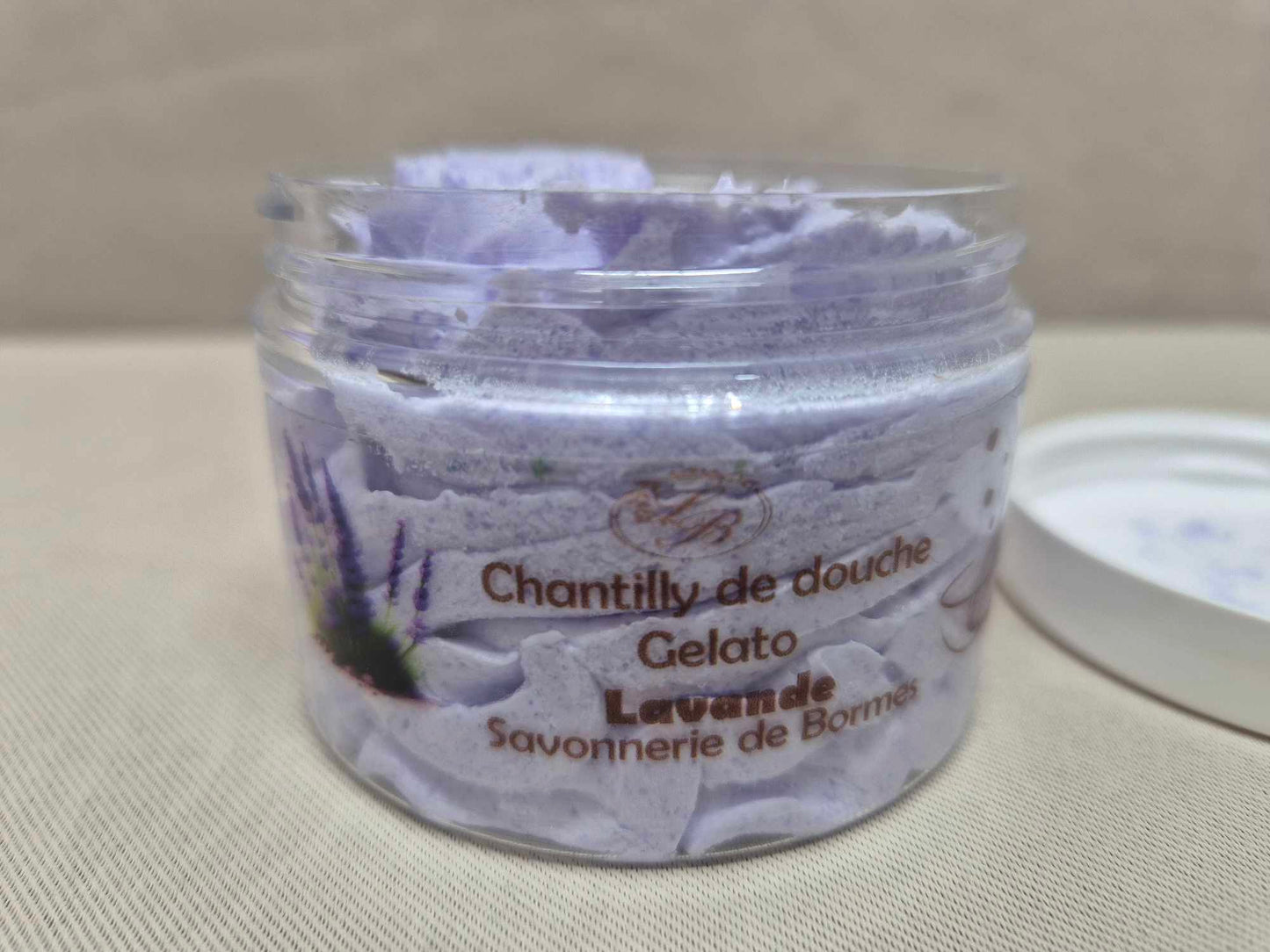 Chantilly de douche Lavande