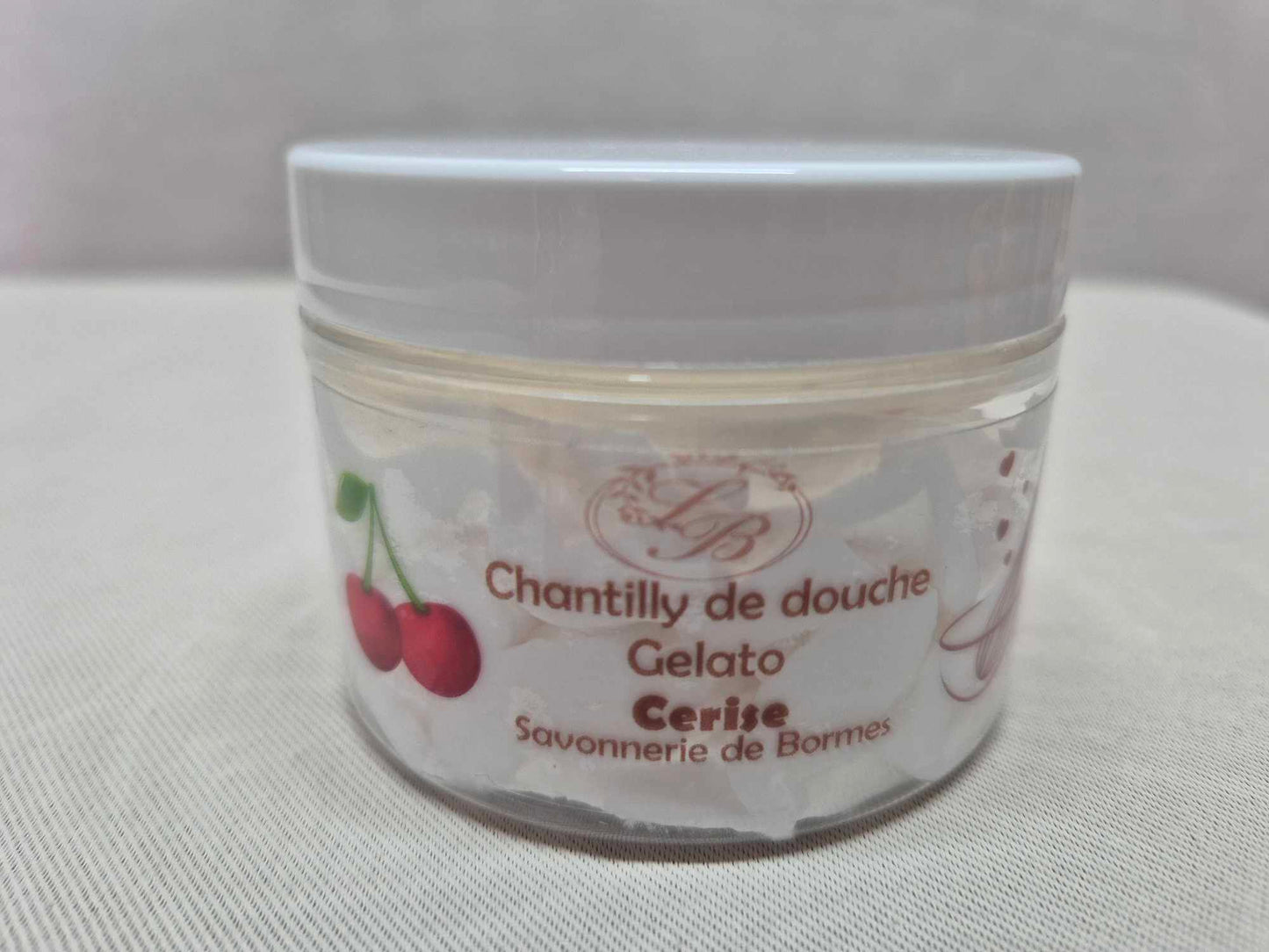 Chantilly de douche Cerise